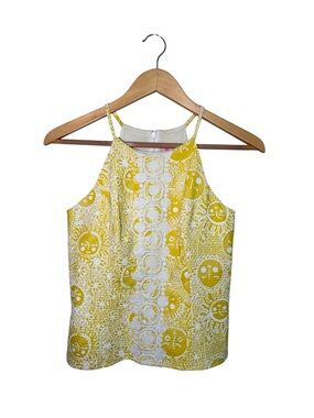 Lilly Pulitzer Annabelle Halter Top in "Sunglow Kissed by the Sun" Size 0